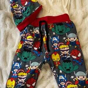 Colorful Superhero Pajama Set